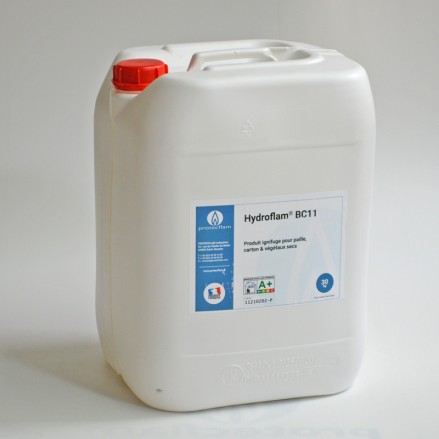 Hydroflam® BC11: solution ignifuge pour carton et végétaux secs 30kg