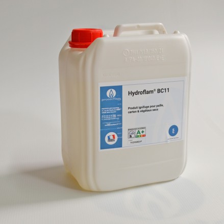 Hydroflam® BC11: solution ignifuge pour carton et végétaux secs 5kg